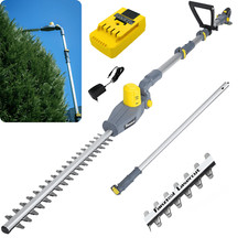 Akku Heckenschere Teleskop Heckentrimmer mit 20V Akku bis 5 m Gartenhöhe