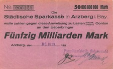 Arzberg - Porzellanfabrik Schönwald - 50 Milliarden Mark