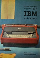 Werbeanzeige/advertisement A5:  IBM Schreibmaschine 1961 (WA17)
