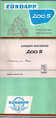 Zündapp motorrad 200 - motorrad, s