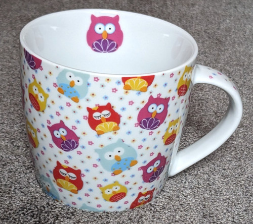Bunte eulen mug - bunte,