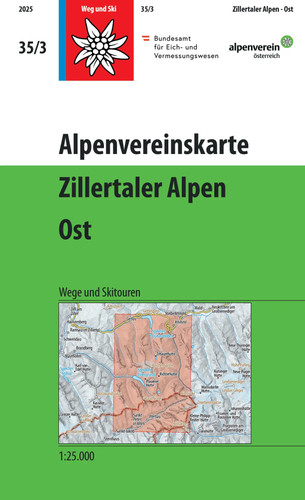 Alpenvereinskarte 25000 - alpenvereinskarte, 1:25000