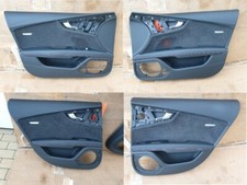 Audi RS7 4G A7 S7 Türverkleidungen Leder door boards leather soul rote Nähte