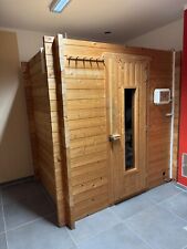 Sauna gebraucht für Innenräume Maße außen 201x160, innen 180x130 cm.  Höhe 205; 