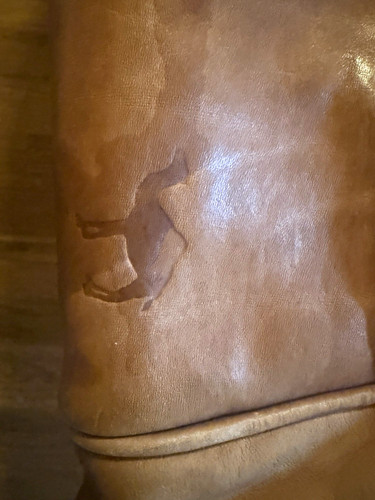 True vintage leder reisetasche - vintage,