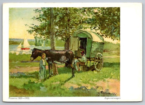 Pissarro zigeunerwagen - pissarro,