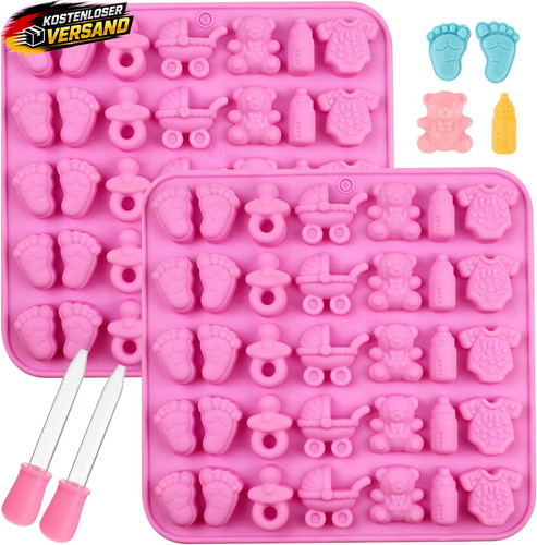 Silikonform babyparty - silikonform,
