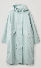 COS Turquoise  Long Line Parka