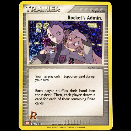 Rocket admin 025 034 - rocket's, pokemon