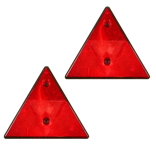 Reflektor rückstrahler rot - 2x,