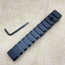 Prismenschiene zu Picatinny Schiene 125mm Adapter Weberadapter 11mm zu 20mm NEU