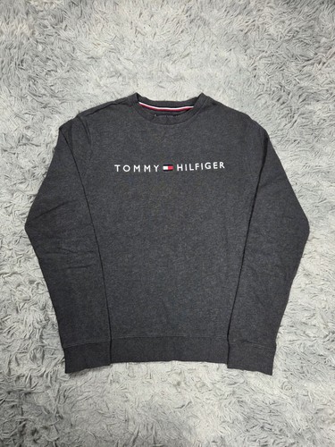 Tommy hilfiger sweatshirt grau - sweatshirt,