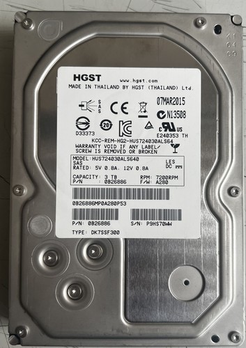 Hdd 3tb hgst - 3tb,