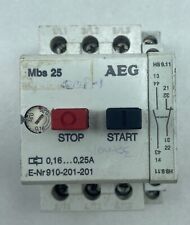 AEG Manuell Anlasser MBS25 Schalter Manuell 25A C / 660 0,16 -0, 25A 910-201-201