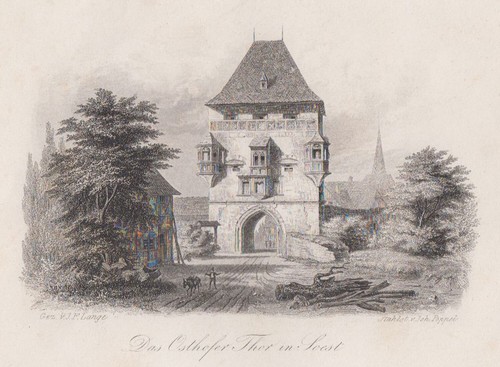 Soest original stahlstich - soest,