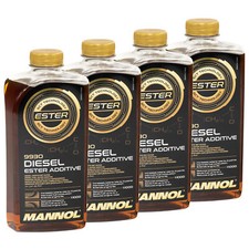 MANNOL Diesel Ester 4 X 1 Liter Additive Verschleißschutz Reiniger Dieseladditiv