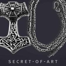 Silber 925 Thorhammer Set