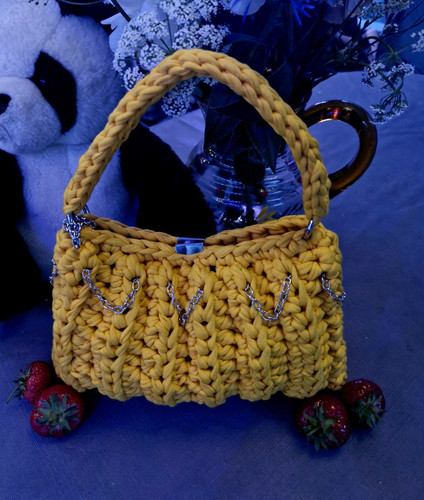 Damen handtasche gehäkelt - handtasche,