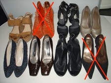 6 Paar Marken LEDER Schuhpaket