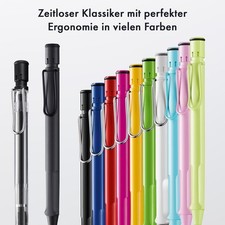 LAMY Druckbleistift Safari AL Star VISTA Mine M41 0,5mm und Radiergummi Farbwahl