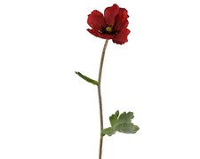 Künstliche mohnblume mit - künstliche,