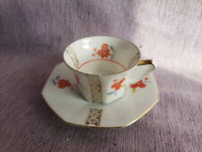 antike Sammel Tasse Mokkatasse&UT/Teller Heinrich Winterling ART DECO um 1930-40