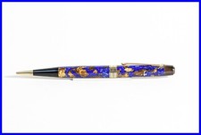1920er perfekter Waterman Patrician 1,18mm Dreh Bleistift Blau & Bronze original