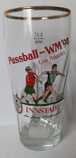 Fussball WM USA 1994 Los Angeles, Innstadt Brauerei Passau, Bier-Glas - 0,3 L