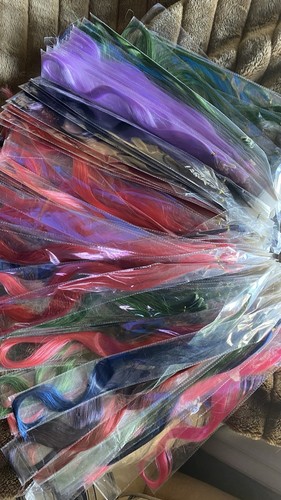 Bunte hairextensions mit - bunte,