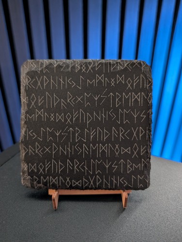 Schieferuntersetzer runenstein - schieferuntersetzer,