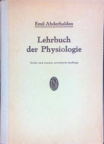 Lehrbuch der physiologie in - der,