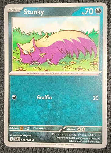 Stunky 053 086 pokemon - stunky,
