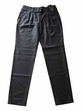 MARC CAIN Hose schwarz Wolle