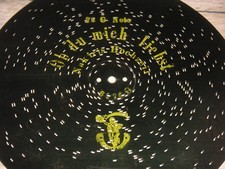 Ob du mich liebst Polyphon 72G Platte 28cm  antique bells music box discs 11"