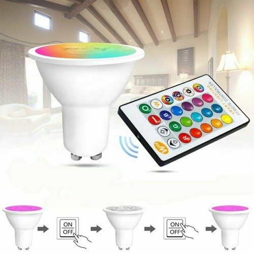 Gu10 rgb led spot birne - gu10,