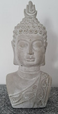 Buddha grau Beton Deko feng shui Luxus 27 cm Geschenk loft WOW
