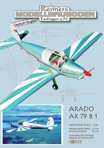 Kartonmodell arado b1 - kartonmodell,