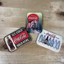 Lot Of 3 Assorted Classic Coca