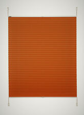 Klemmfix Plissee Rost terracotta B.Banani Lagos Thermo Sonnenschutz  ab 40 cm 
