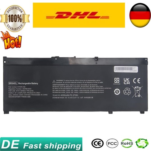 Sr04xl akku ersatz für - akku, hp
