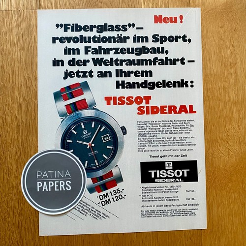1969 tissot sideral fiberglass - 1969,
