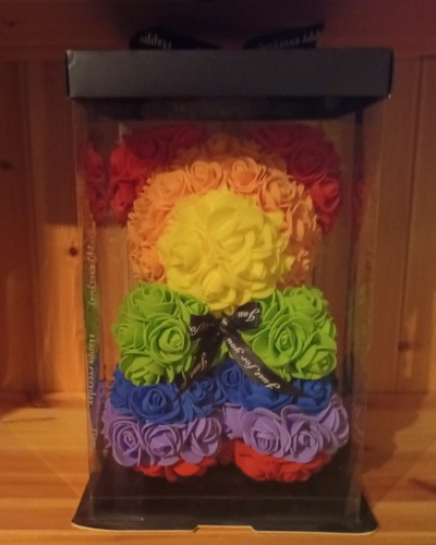 Regenbogen rosen teddy - rosen-teddy, in