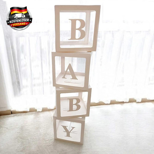 Baby shower box - deko, set