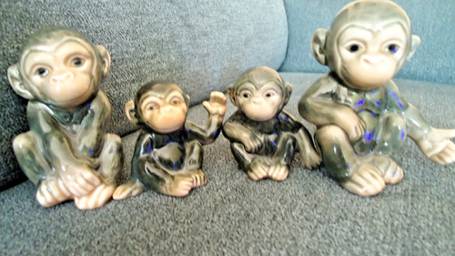 Affe schimpansen familie - affe., schimpansen-familie