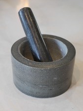 Massiver Granit-Stein-Mörser