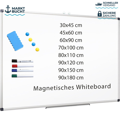 Magnetisches whiteboard 90x60 - magnetisches,