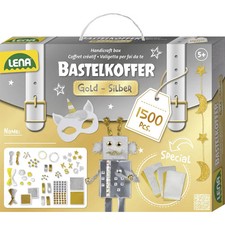 Bastelkoffer Gold & Silber