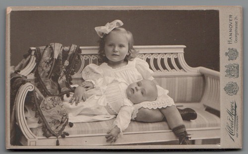 Cdv photo girl with - photo:,