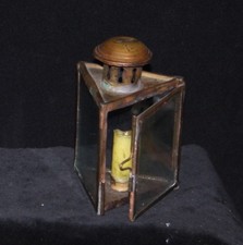 Antik sehr kleine Laterne für Kerze Hoch c. 10  cm " Mehr im Shop "