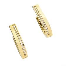 Creolen Klappcreolen echt Gold